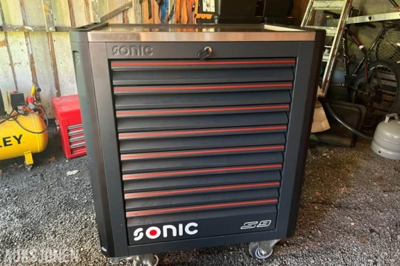 Komplett og ubrukt 2025 Sonic S9 verktøy innredning