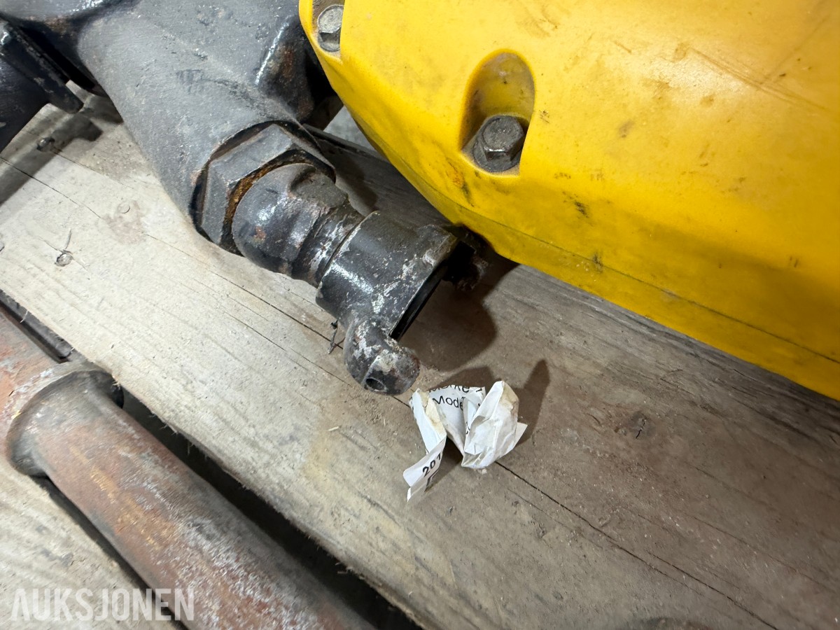 2009 Atlas Copco TEX 280PE luftdrevet meiselmaskin – 3 meisler