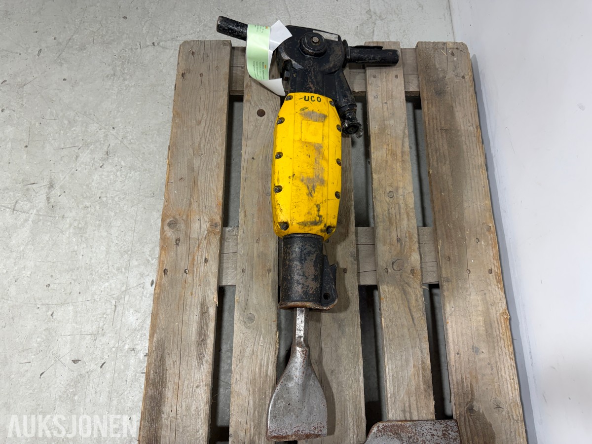 2009 Atlas Copco TEX 280PE luftdrevet meiselmaskin – 3 meisler
