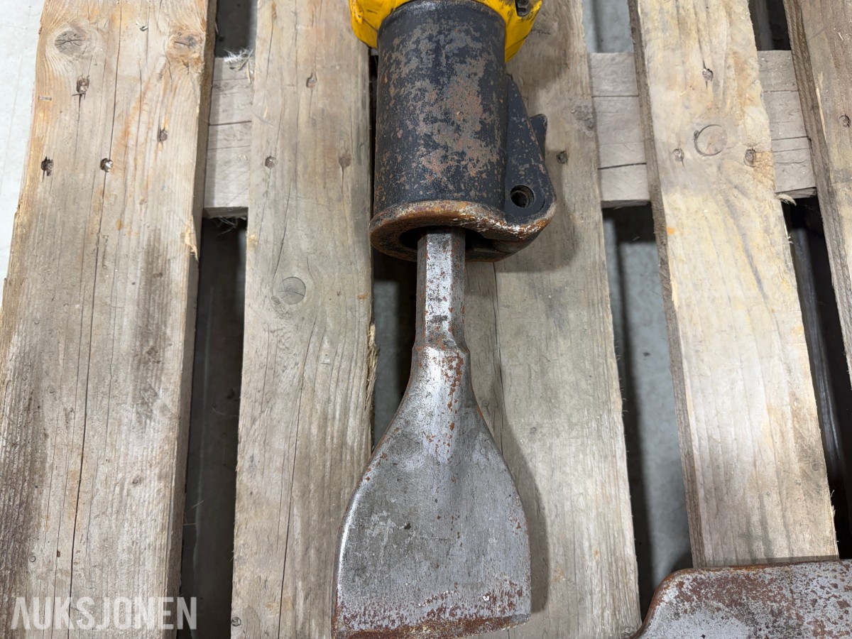 2009 Atlas Copco TEX 280PE luftdrevet meiselmaskin – 3 meisler