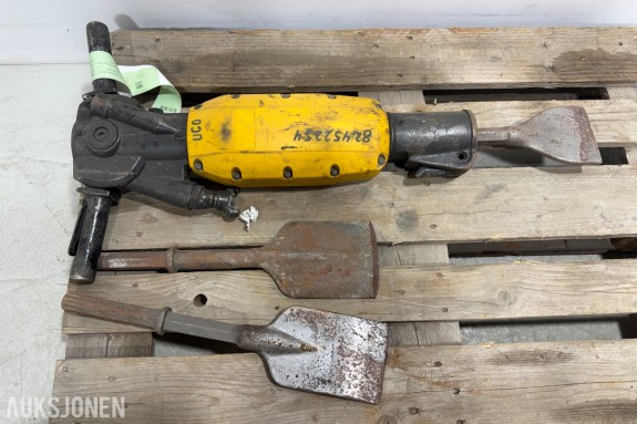2009 Atlas Copco TEX 280PE luftdrevet meiselmaskin – 3 meisler