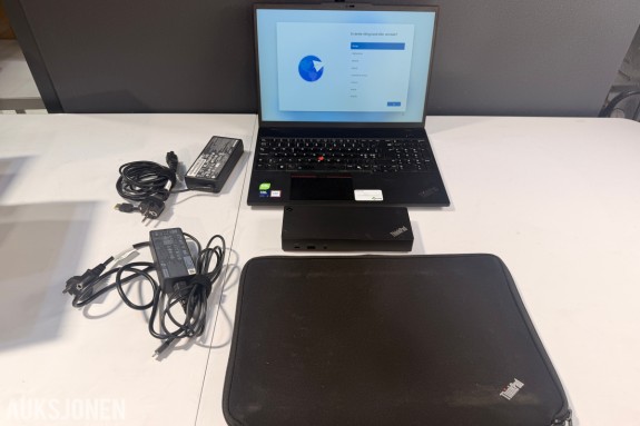 2024 Lenovo ThinkPad T16 Gen 3 Core Ultra 5 med ThinkPad Hybrid Dock