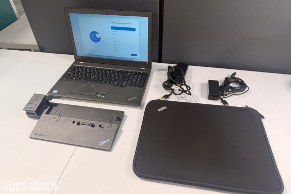 Lenovo ThinkPad T560 – Core i5-6200U, 8 GB RAM, 256 GB SSD med Ultra Dock