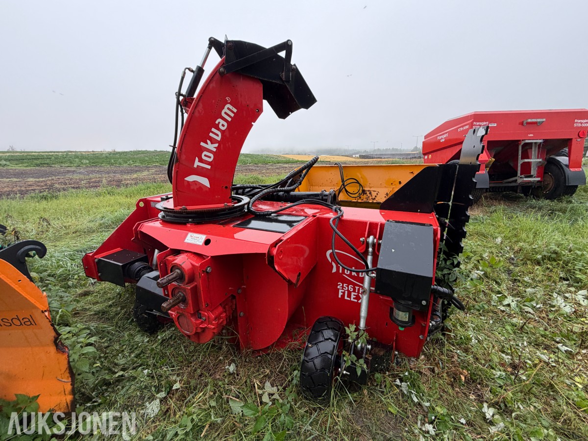 2022 Tokvam 256THS Flex snøfreser – hydraulisk kantvinge