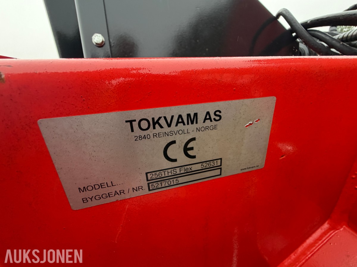 2022 Tokvam 256THS Flex snøfreser – hydraulisk kantvinge