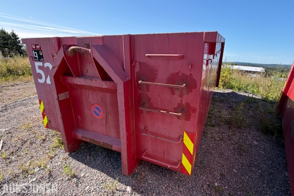 2016 Tritec SC14 14 m³ Åpen avfallscontainer – Bakdører – Krokcontainer – Egenvekt 1 758 kg