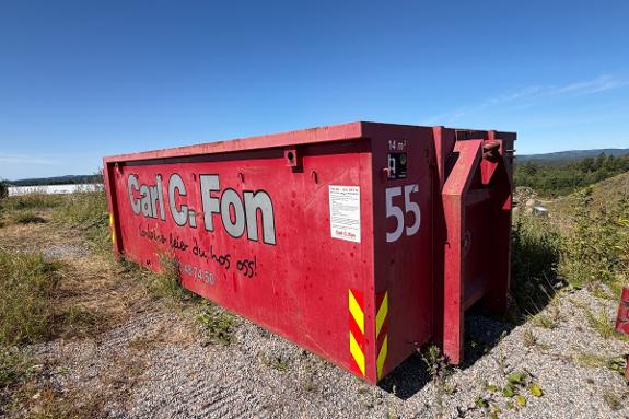 2016 Tritec SC14 14 m³ Åpen avfallscontainer – Bakdører – Krokcontainer – Egenvekt 1 758 kg