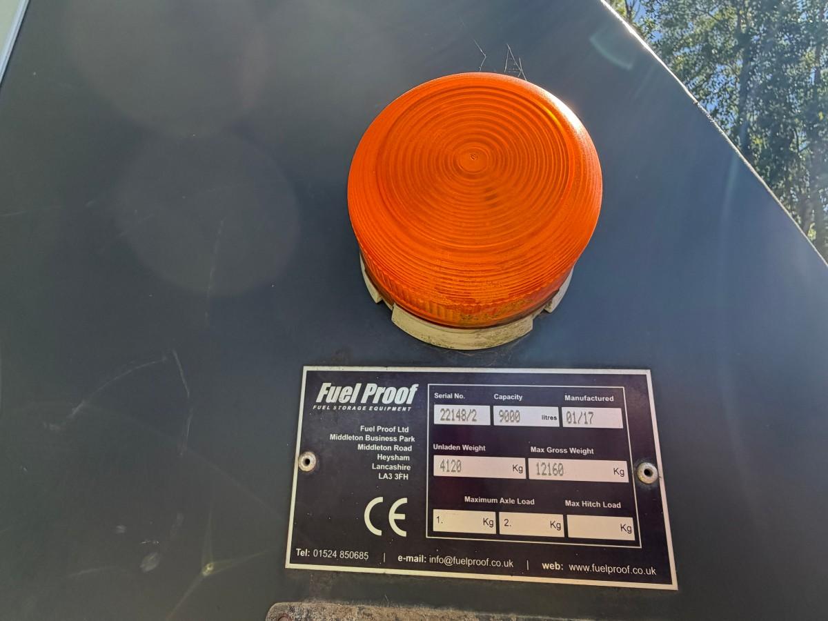 Fuel Proof dieseltank på henger – 9 000 liter – 2017