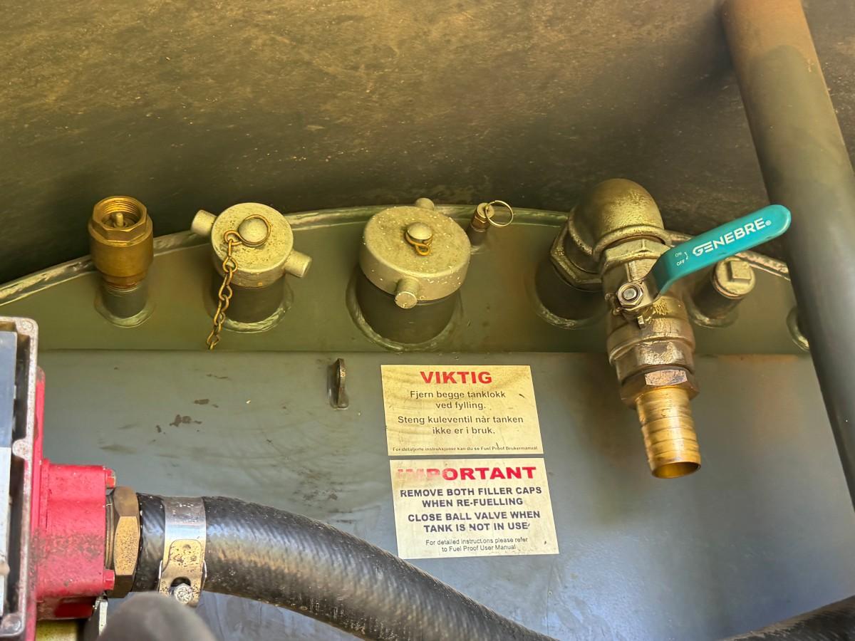 Fuel Proof dieseltank på henger – 9 000 liter – 2017