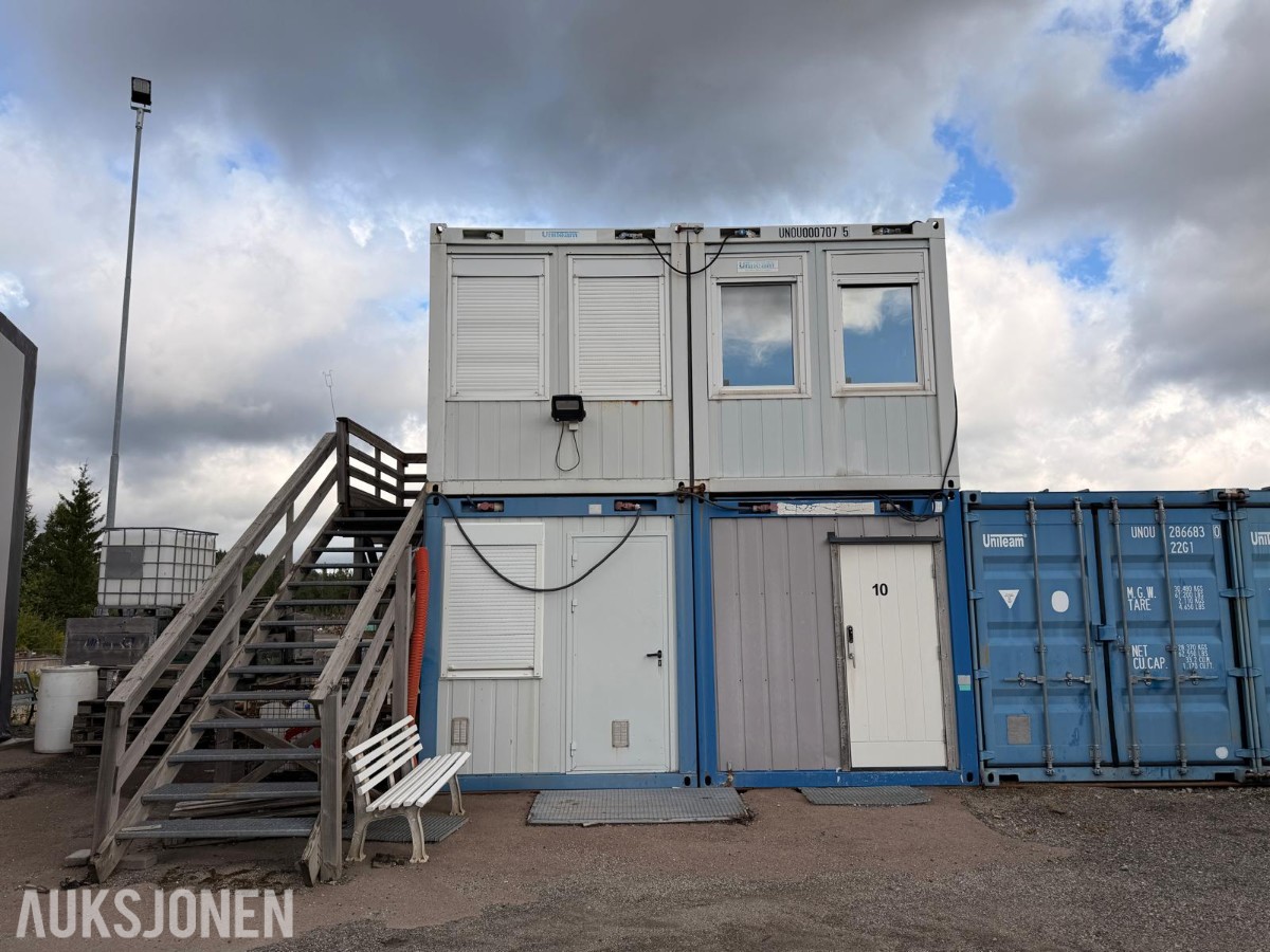 4 stk modulbrakker – Kontor, garderobe og oppholdsrom – Trapp medfølger