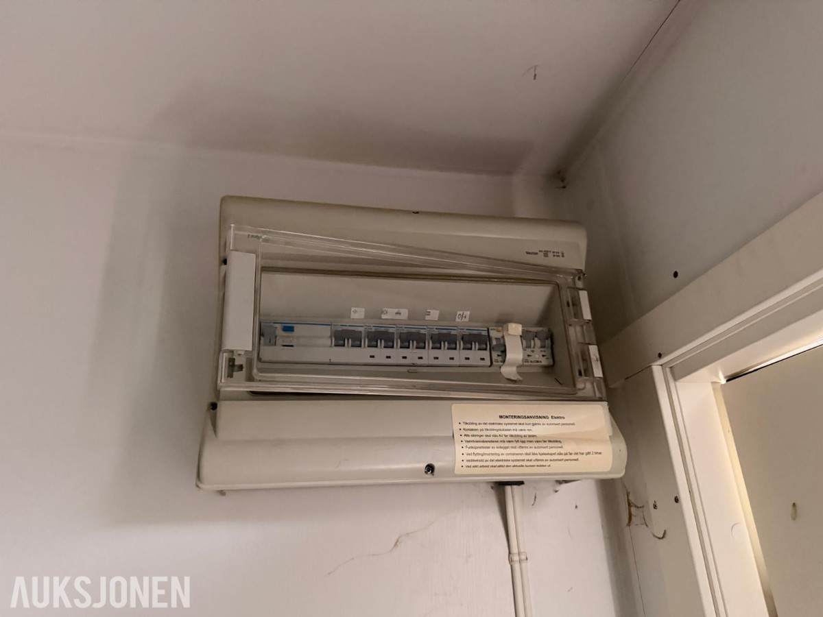 4 stk modulbrakker – Kontor, garderobe og oppholdsrom – Trapp medfølger