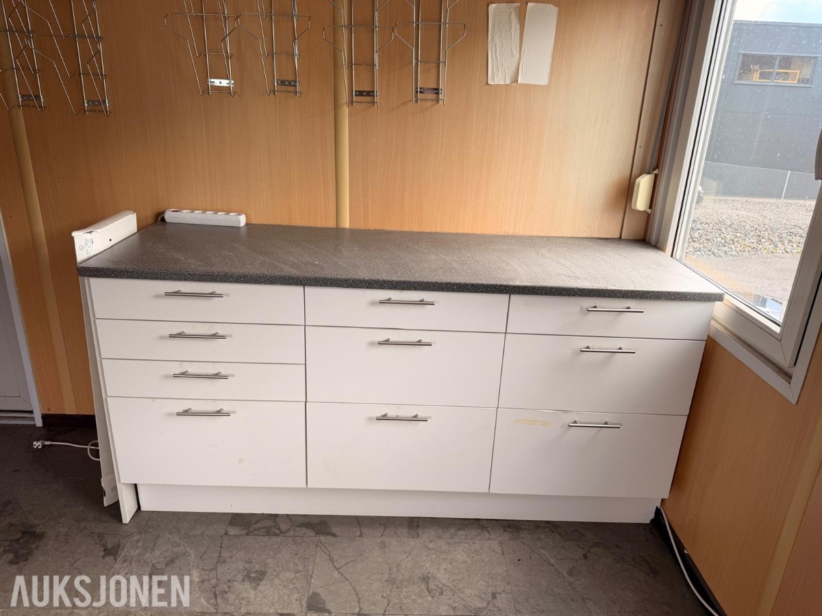 4 stk modulbrakker – Kontor, garderobe og oppholdsrom – Trapp medfølger
