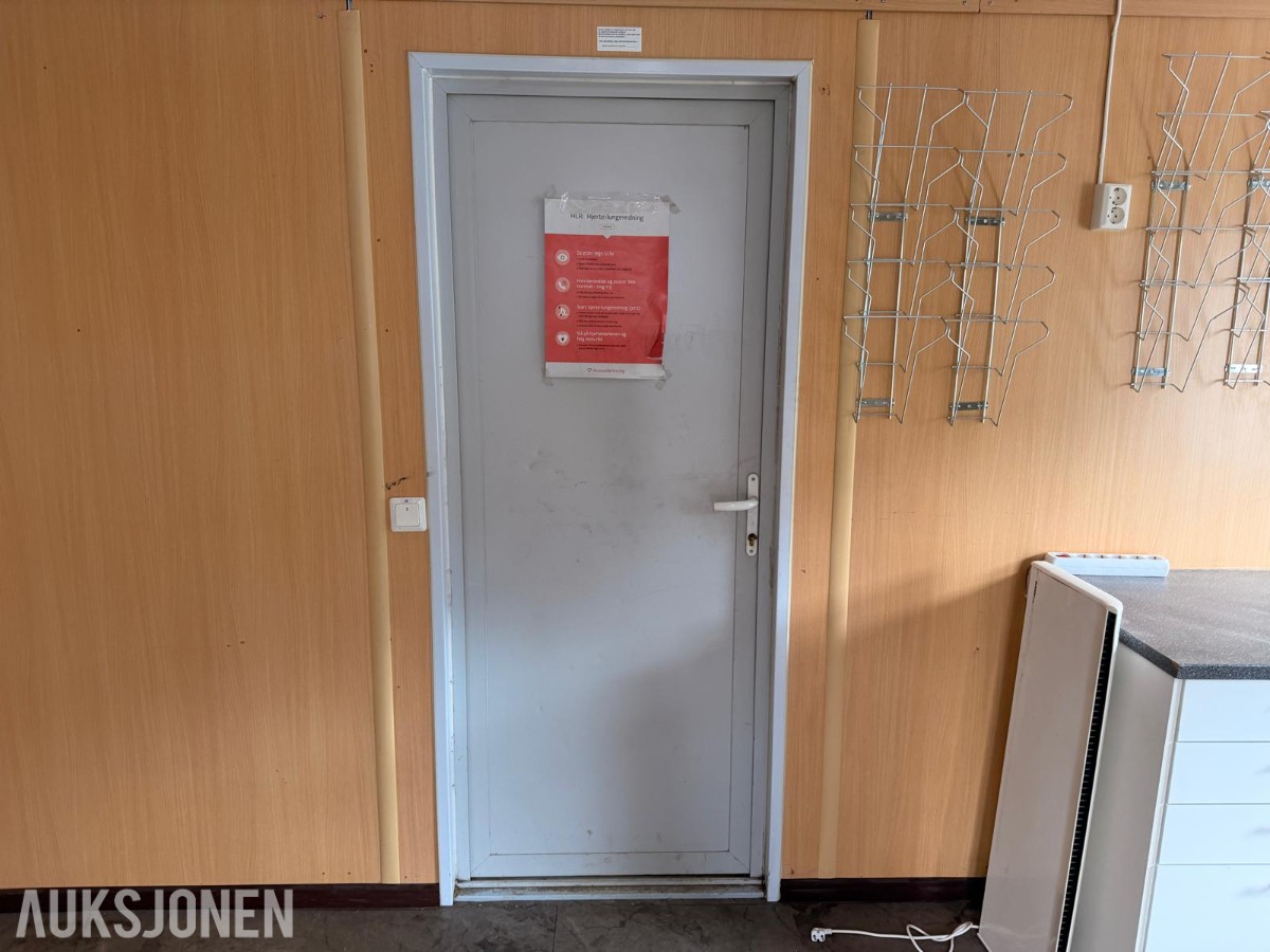 4 stk modulbrakker – Kontor, garderobe og oppholdsrom – Trapp medfølger