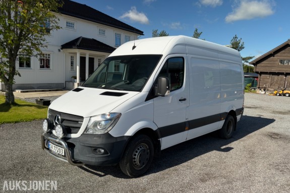 2016 MERCEDES-BENZ SPRINTER, 3.0 LITER V6 MOTOR 190HK, EUOK, 124049 KM