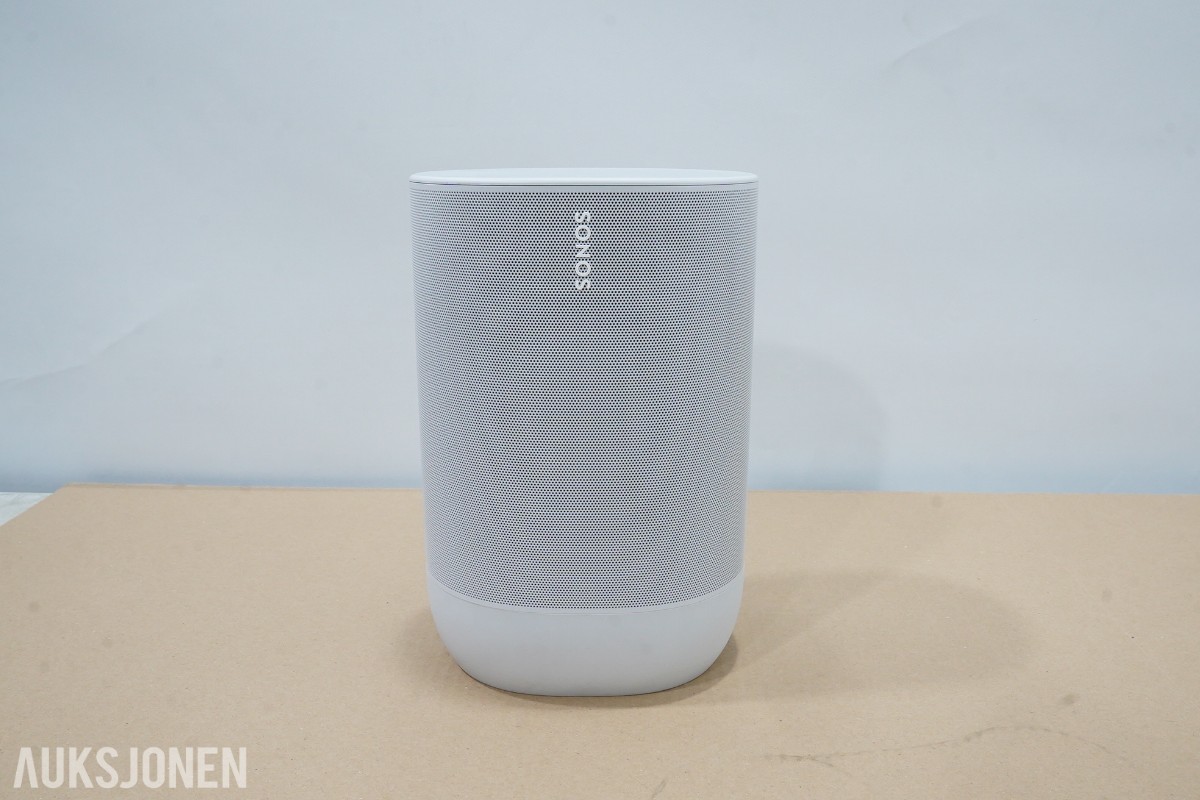 Sonos Move 2 trådløs høyttaler med ladestasjon – hvit