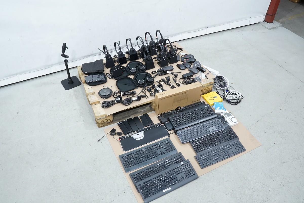 Parti med Jabra, Contour, Logitech og Lenovo IT-/kontorutstyr