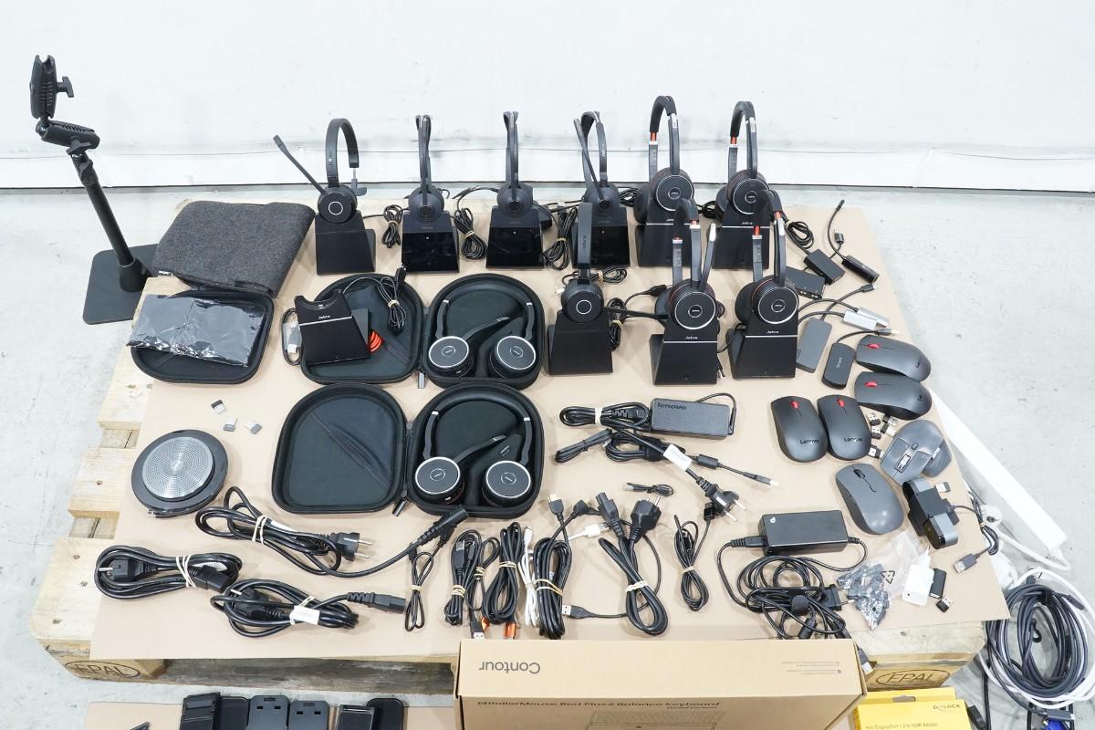 Parti med Jabra, Contour, Logitech og Lenovo IT-/kontorutstyr