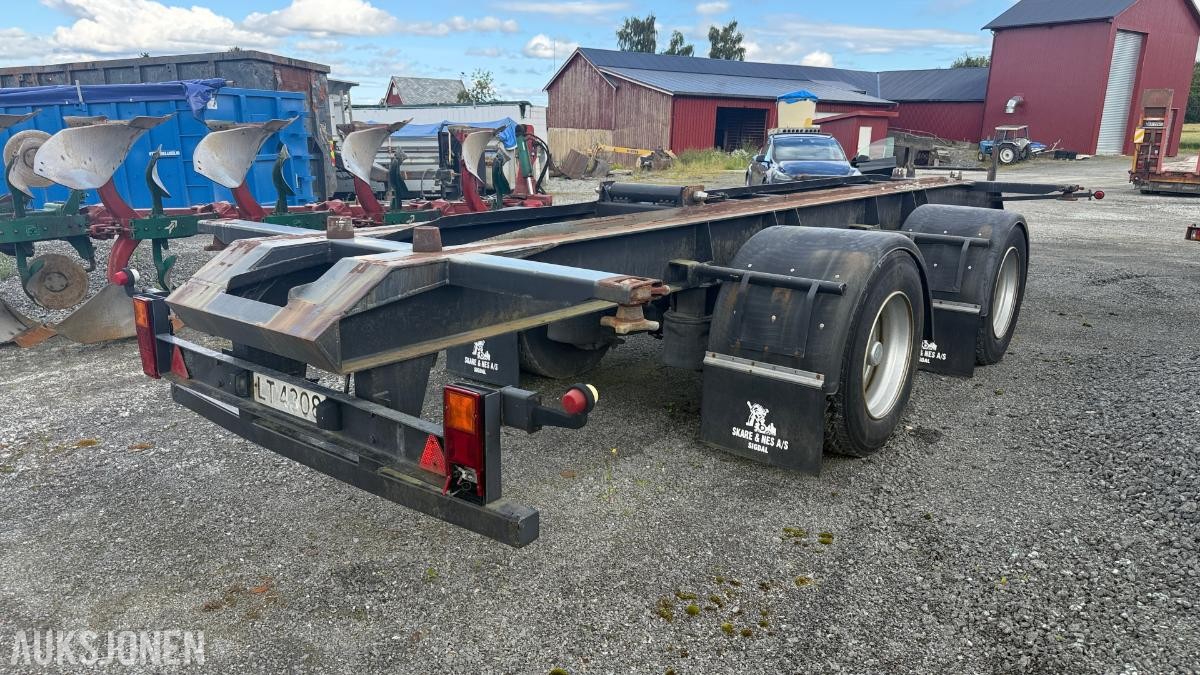 1987 Istrail SABL 120 AWL containerchassis m/ luftfjæring – 2-akslet