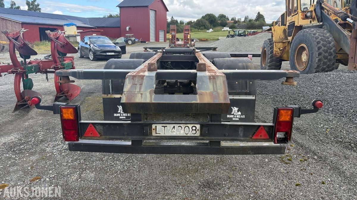 1987 Istrail SABL 120 AWL containerchassis m/ luftfjæring – 2-akslet