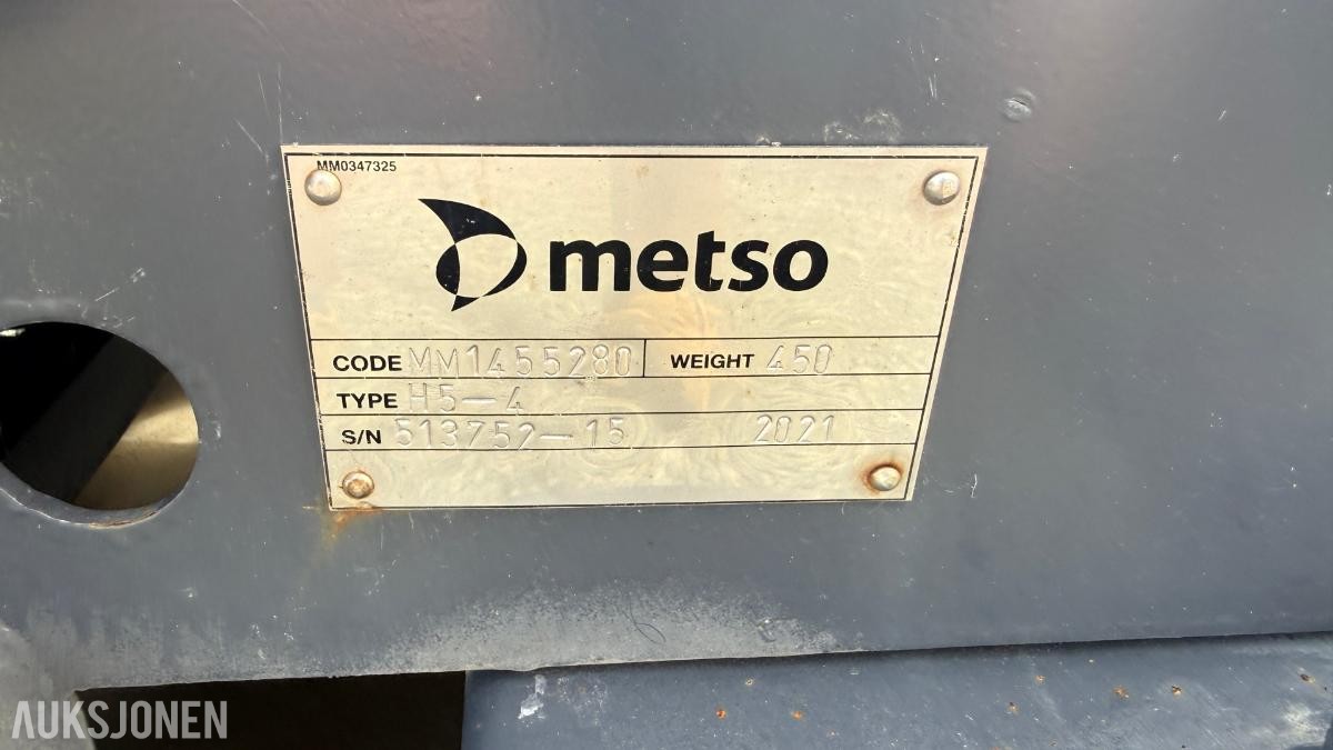 2021 Metso Lokotrack LT106 mobilt knuseverk – CAT C7 – 7.691 motortimer