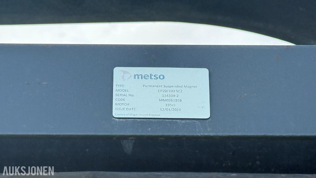 2021 Metso Lokotrack LT106 mobilt knuseverk – CAT C7 – 7.691 motortimer