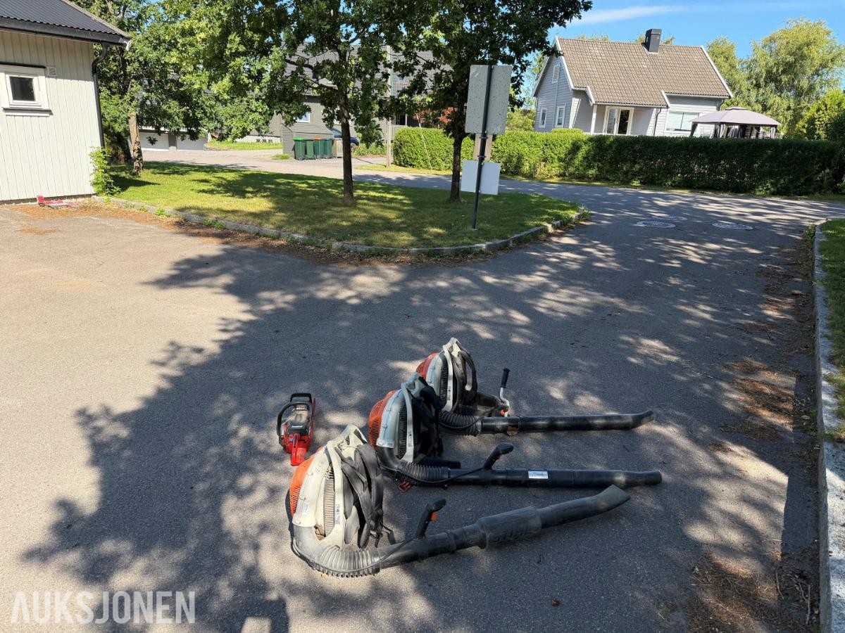 Stihl løvblåser og Jonsered motorsag