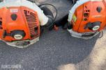 Stihl løvblåser og Jonsered motorsag