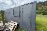 20-fots isolatert container med strømopplegg – ca. 6 × 2,4 × 2,4 m