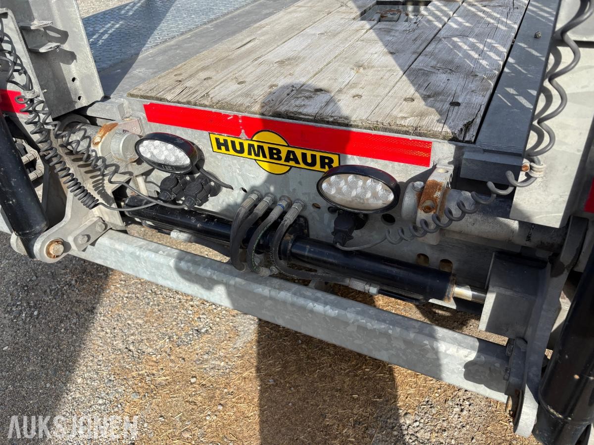 2022 Humbaur Maskin tralle hydrauliske kjørebruer