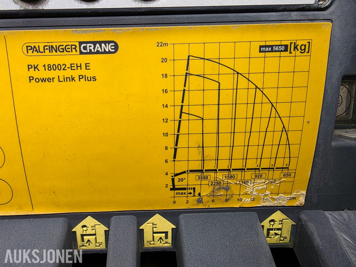 2012 Palfinger PK18002-EH power link plus til lastebil