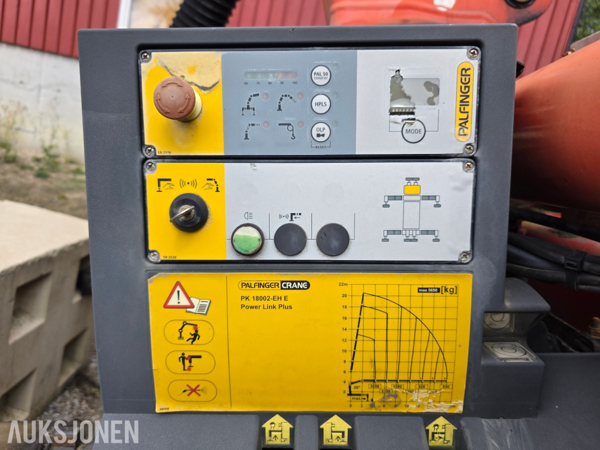 2012 Palfinger PK18002-EH power link plus til lastebil