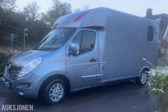 2017 Renault Master 2,3 dCi 170hk L2 Hestebil med plass til 2 hester, EU og Dyregodkjent
