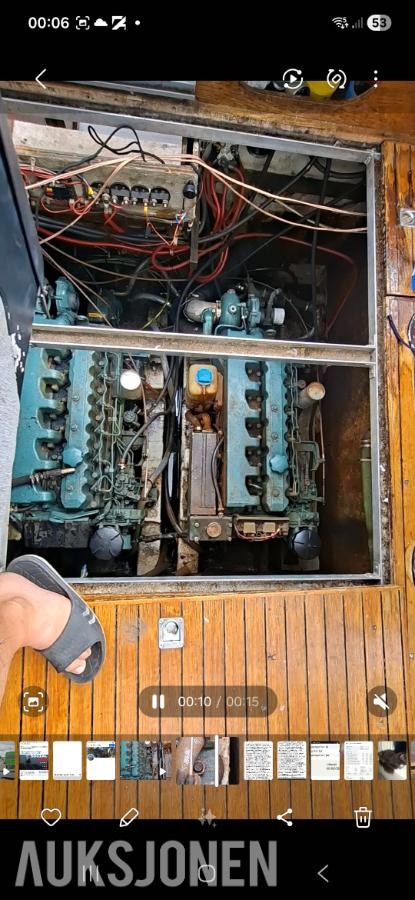 85 Scand Atlantic båt med 2 stk volvo b40