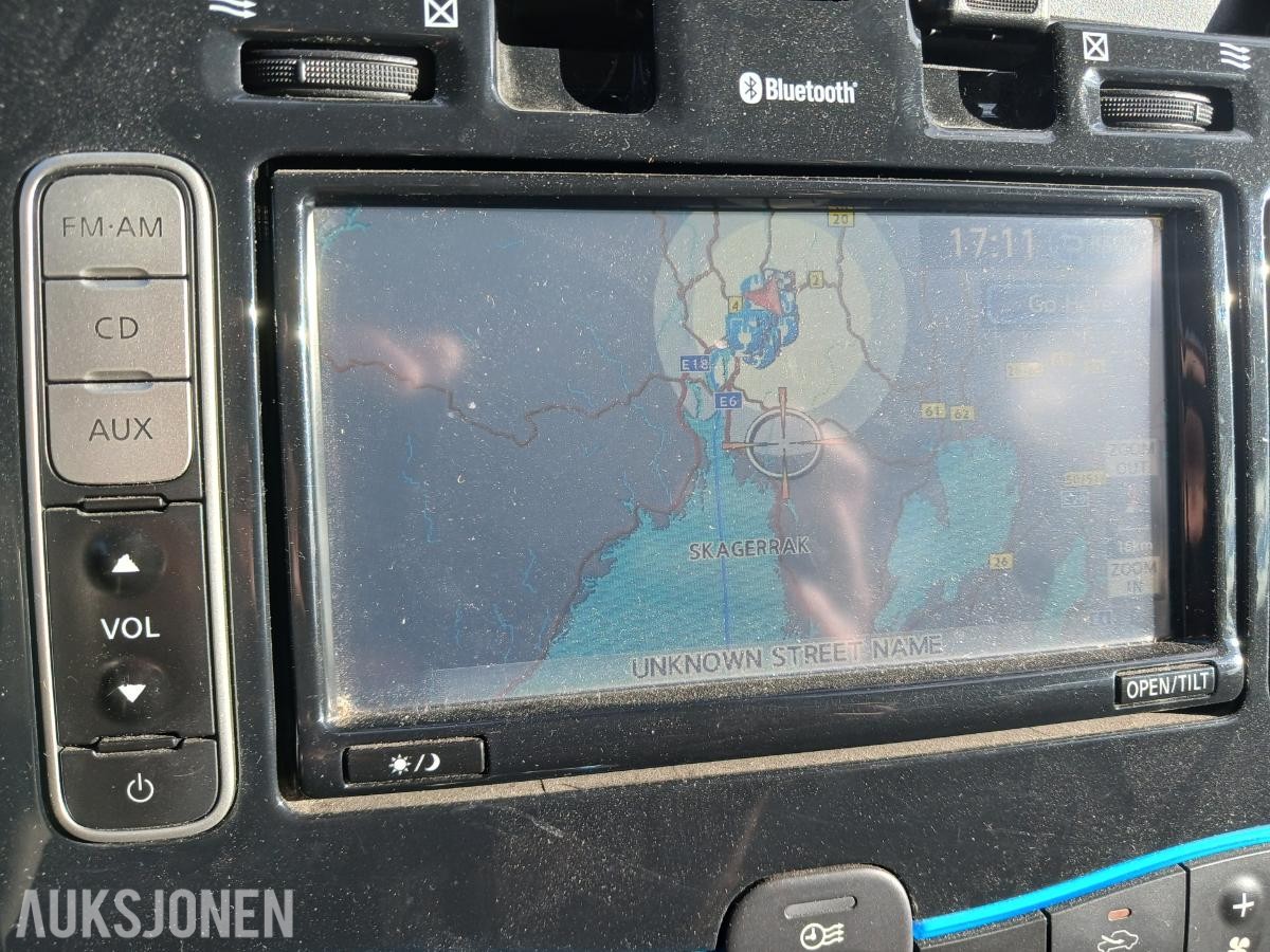 2012 Nissan Leaf Ryggekamera, Navigasjon, setevarmer