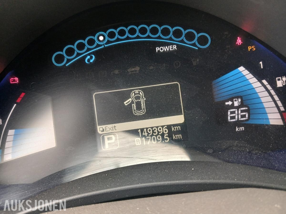 2012 Nissan Leaf Ryggekamera, Navigasjon, setevarmer