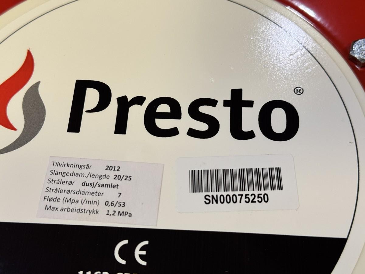 2 stk nye brannslangetromler - Presto og O. Berge 