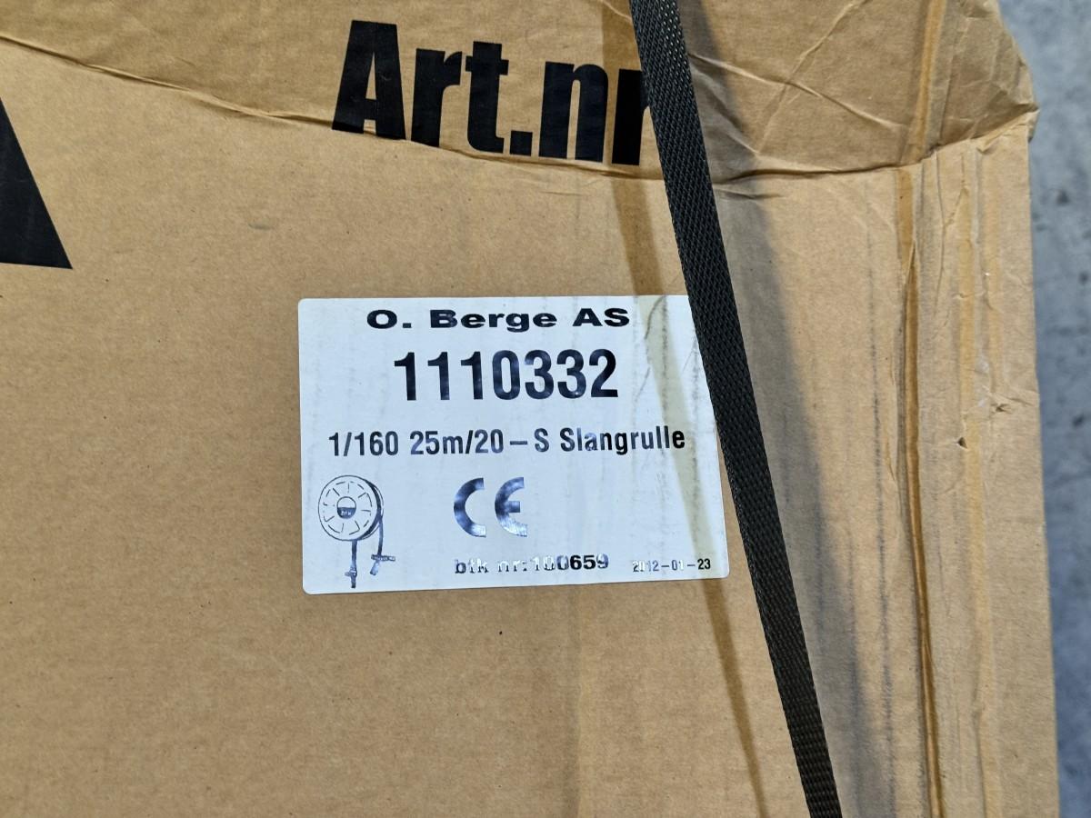 2 stk nye brannslangetromler - Presto og O. Berge 