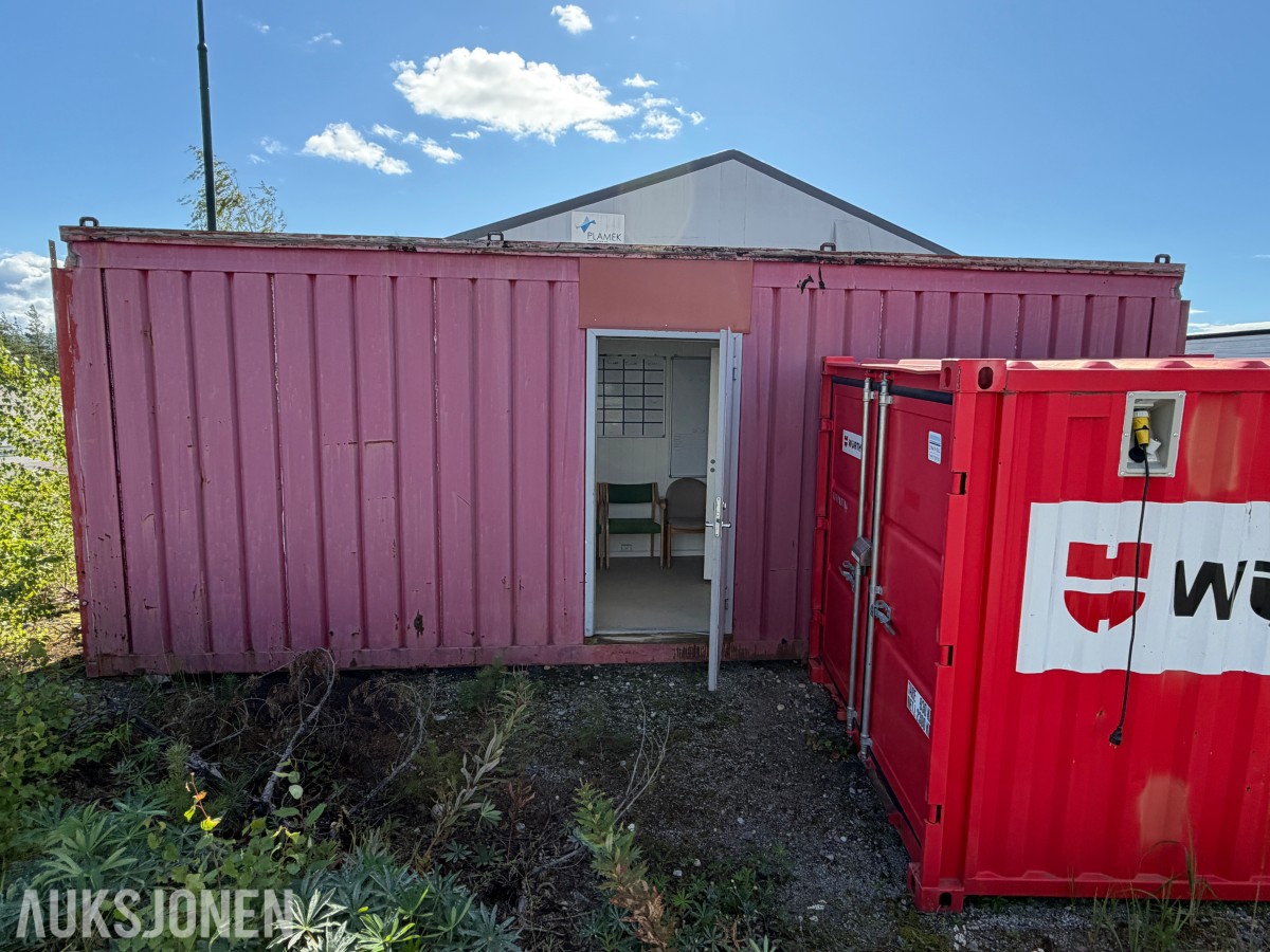 Mannskapscontainer 25 fot / Oppholdsrom og kontor