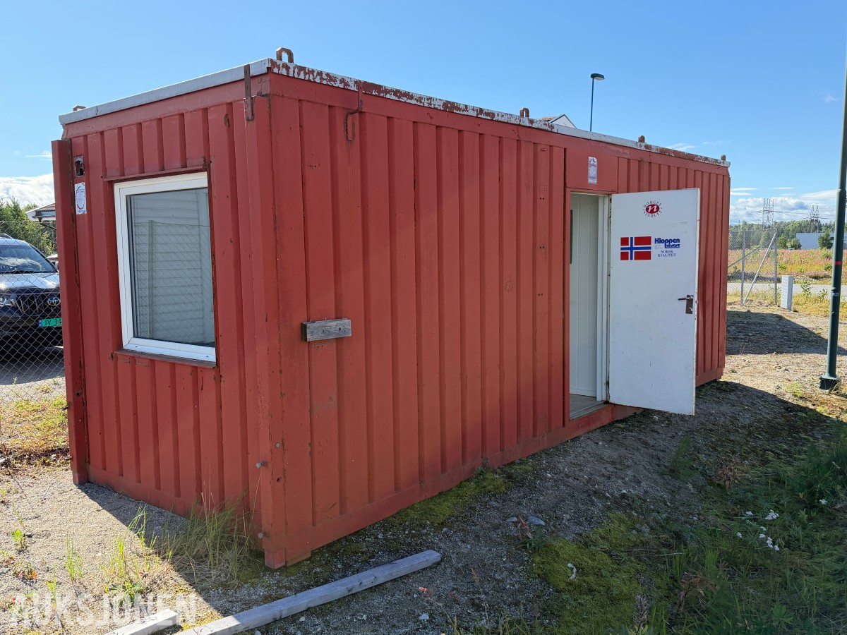Mannskapscontainer 25 fot / Oppholdsrom og kontor/garderobe