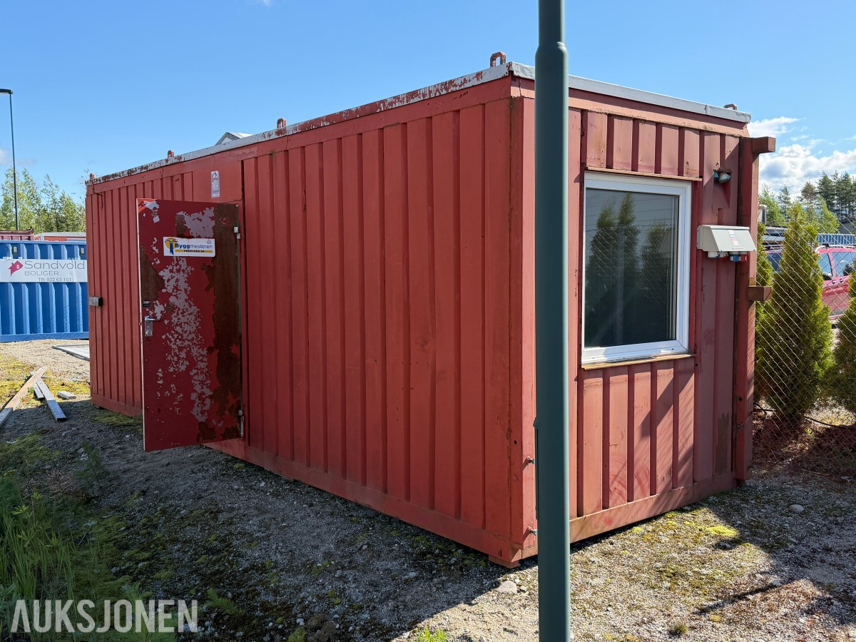 Mannskapscontainer 25 fot / Oppholdsrom og kontor/garderobe