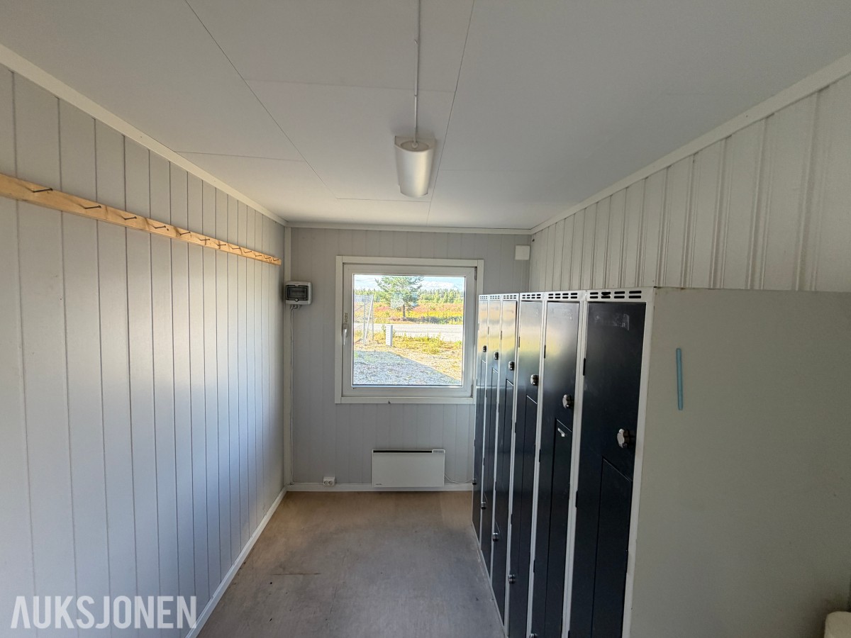Mannskapscontainer 25 fot / Oppholdsrom og kontor/garderobe