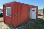 Mannskapscontainer 25 fot / Oppholdsrom og kontor/garderobe