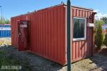 Mannskapscontainer 25 fot / Oppholdsrom og kontor/garderobe