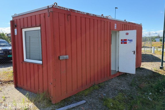 Mannskapscontainer 25 fot / Oppholdsrom og kontor/garderobe