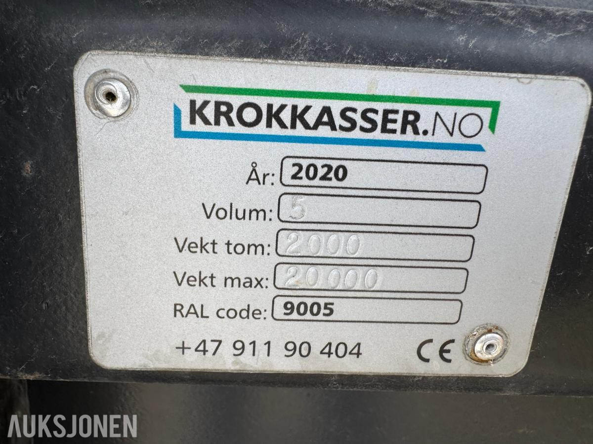 2020 Maskinflak med kjørebroer