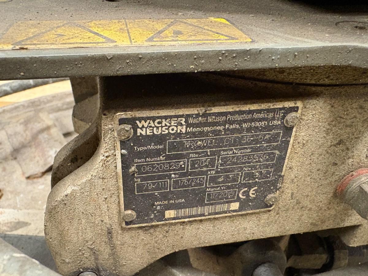 Wacker Neuson CT 36-5A betongglatter
