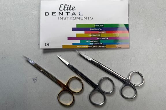 12 stk MedixDent Elite kirurgiske tannlegesakser