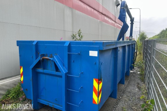 Namdal Ressurs 22 m³ vesketett container m/ hydraulisk HP180 pumpe – pumpeutstyr fra 2025 m/ hydraulisk HP180 pumpe – pumpeutstyr fra 2025