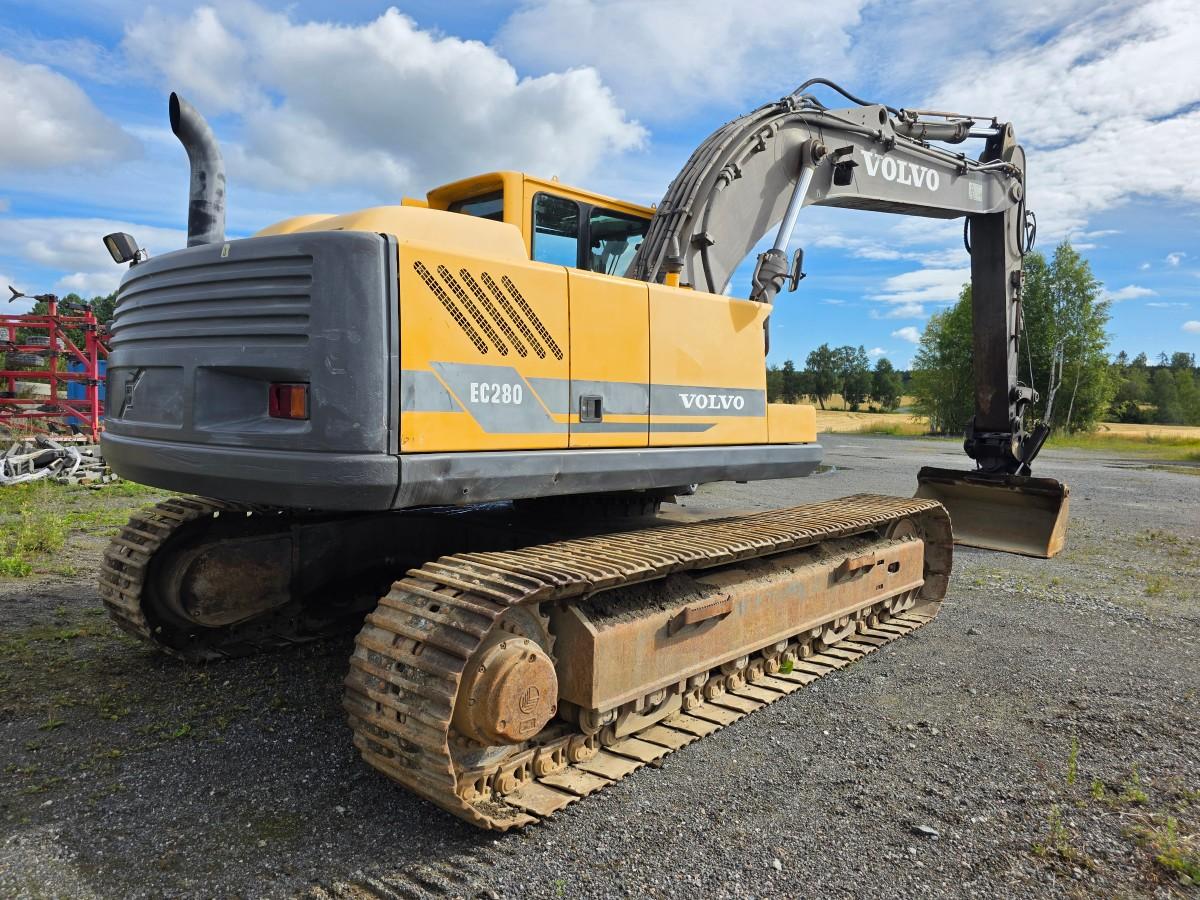 1998 Volvo EC 280 beltegraver 13782 TIMER 29 tonn