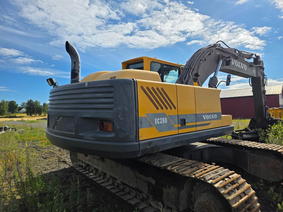 1998 Volvo EC 280 beltegraver 13782 TIMER 29 tonn